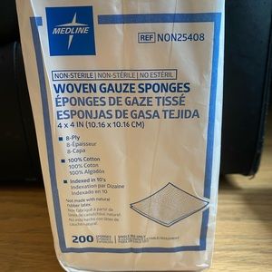 Woven Gauze sponges (2 packs)